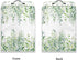 DISNIMO Coffee Maker Dust Cover, Green Leaves Design, Dustproof Kitchen Appliance Cover with Top Handle