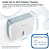 Dispenser,Commercial 200 Paper Towel Holder Dispenser Wall Mount,Multifold/Trifold/C Fold Hand Towel Paper Towel