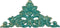 Sungmor Victorian Style Cast Iron Wall Plaque, Antique Green Fleur De Lis Design for Decorative Home Decor