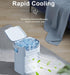Personal Air Cooler - Portable Air Conditioner, 3 in 1 Air Cooling Fan with 3 Wind Speeds, Large Water Tank, Colorful