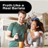 Bean Envy Red Milk Frother Handheld for Coffee, Electric Blender, Mini Drink Mixer Whisk & Coffee Foamer Wand