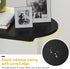 Hosfais Small Side Table End Table, C-Shaped Wood Coffee Table TV Tray for Eating Couch Tables for Small Space, Living