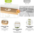 (9 XXXFLOWER Wall Hanging Propagation Station with Wooden Stand Glass Test Tubes Tiered Planters Wall Terrarium
