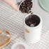 Aroma Housewares Mini Coffee Grinder and Electric Herb Grinder with Stainless Steel Grinding Blades, 40g, White