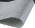SHACOS Woven Vinyl Table Runner, PVC Table Runner 12 x 71 inch, Ombre Black and Gray, Wipe Clean Indoor Outdoor