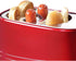 Nostalgia Adjustable Retro Pop Up Hot Dog Toaster - Fits 2 Regular or Extra Plump Hot Dogs and 2 Buns, Red