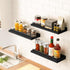 Set 3) RYOFOBETTO Floating Shelves for Wall Decor Bathroom Shelves Over Toilet, Farmhouse Wall Shelves for Living Room