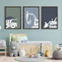 Youillne Bulldozer 12x16x3 Inch Construction Truck Wall Art Decor Toddler Boys Room Canvas Wall Art Tractor Vehicle
