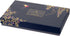 Portmeirion Sara Miller Chelsea Trinket Tray - 7.4 Inch Fine China with Hummingbird Design in Dark Blue
