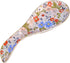 Ceramic Spoon Rest for Stove Top, Large Floral Spoon Holder for Kitchen Counter, Modern Farmhouse Decor