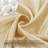 Adubor Silk Pillowcase, Mulberry Silk, 23 Momme, 900 Thread Count, Hidden Zipper, Standard 20''×26'', Gold