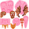 Halloween Fondant Molds, Skull Sheep Head Bat Wings Silicone Molds for Cake Decoration, Set of 5