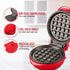 OVENTE Electric Mini Waffle Maker, 550W Fast Heating Element, 4-Inch Non-Stick Plates, Perfect for Breakfast