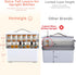 Homaigie 3-Tier Extra Tall Medicine Cabinet Organizer for Upright Medicine Bottles Organizer, Portable Medicine Storage