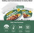 KOOC Slow Cooker Liners, 11"x17" 20 count Disposable Plastic Bags for 3 qt to 4 qt Pot, BPA Free