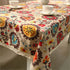 LeLehome Elome 55 X 79 Inch Oblong Bohemian Sunflower Tablecloth, Vintage Flowers