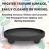 WanderingDonkey 11 Inch , Brown Heavy Duty Plant Caddy with Wheels,Rolling Plant Stand Pot Trolley,Wheeled Planter