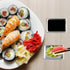 100 Pcs Plastic Disposable Sauce Dishes, Mini Condiment Appetizer Tray for Sushi, Soy, Mustard, Ketchup, Silver