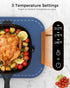 3 Settings, 10s COWSAR Food Warming Mat, Silicone Electric Warming Tray for Buffet Party and Home, Temp Fast Heating