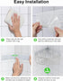 2-Pack SUS304 SMARTAKE Corner Shower Caddy Deep Basket Design, Stainless Steel, Wall Mounted Bathroom Shelf