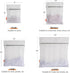 Polecasa Premium Soft 125g Diamond Mesh Laundry Bags with Sturdy Zipper for Delicates – 3 Pack Medium Durable Wash Bags