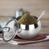 hanmir Stainless Steel Sugar Bowl with Clear Lid and Spoon, 8.1 Ounces (240 Milliliter) for Home and Kitchen