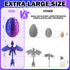 3D Extra Large Dynamic Printed Dragon Egg with Dragon InsideOpen and Close Mouth with Wings Movable and Eyes, Feathered