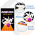 chiazllta 12 Pieces Bowling Party Gift Treat Bag, Bowling Ball Candy Goodie Favor Bags for Birthday Party Supplies