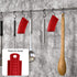 3 Pack Silicone Pot Handle Sleeve Cover, Heat Resistant Cast Iron Skillet Handle Grip for Frying Pans & Griddles (Red)