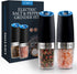 Gravity Electric Salt and Pepper Grinder Set, Battery Operated Shakers, Ideal Gifts for Cooking and Grilling