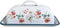 Enameled Farmhouse Vintage Butter Dish with Lid, 7.5 Inch Durable Kitchen Food