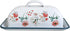 Enameled Farmhouse Vintage Butter Dish with Lid, 7.5 Inch Durable Kitchen Food