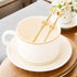 8 Pieces Golden Teaspoon Mini Gold Spoon with Crown, Stainless Steel Coffee Cake Spoon for Afternoon Tea