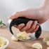 Garlic Press Rocker | Stainless Steel Garlic Mincer Crusher | Professional Kitchen Gadgets with Ergonomic Handle