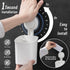 2 Pack LEVERLOC Powerful Suction Toothbrush Holder, Removable Drill-Free Wall Shower Holder for Toothbrush, Toothpaste