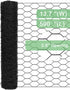 13.7 590 1 inch vensovo Garden Poultry Black Chicken Wire - '' '' Chicken Wire for Crafts, Garden Fence Animal Barrier