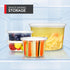 Stock Your Home 64 oz Plastic Deli Containers with Lids, 8 Pack Half Gallon Reusable Freezer Containers, Microwave Safe