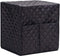 AOZBZ Coffee Maker Cover, Waterproof Cotton Cloth Dust Cover with 2 Storage Bags, Washable, Black