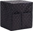 AOZBZ Coffee Maker Cover, Waterproof Cotton Cloth Dust Cover with 2 Storage Bags, Washable, Black