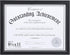 Malden International Designs Wooden Document Frame, 8.5x11, Black