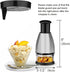 Best Utensils Premium Stainless Steel Chopper and Dicer - Chop Veggies, Herbs, and Nuts with Ease - Black