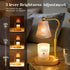 ZUSANUN Dimmable, 2H/4H/8H Candle Warmer Lamp, Adjustable Height & Candles with Timer, Auto Off, Safe Flameless Night