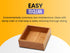 YBM Home 478-2 Natural Organizer Storage Box for Kitchen Drawer, 6x15x2