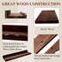 2 Set Storage(12",Walnut Suzile Pcs Scalloped Shelves Wall Floating Shelves for Room, Bathroom, Bedroom, Cute Room