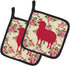 Caroline's Treasures BB1126-RS-YW-PTHD Sheep Shabby Chic Yellow Roses Pot Holders, 7 1/2 x 7 1/2, Heat Resistant