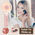 Mudder Crystal Bling Rhinestone Mini Handheld Fan, Portable USB Rechargeable, Battery Operated Small Folding Fan for