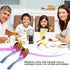 6 Pieces Rainbow Stainless Steel Soup Spoons, Colorful Mirror Finish for Kitchen Serving