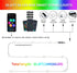 33FT 66 Smart Flower Fairy Lights, LED String Light, Halloween Lights Outdoor for Party with App, Music Sync,Group