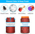 6 Pack Silicone Soda Can Cover Lids, Reusable Soda Can Lids Beer Can Covers Pop Can Covers, BPA Free Silicone Can