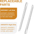 MIFLUS Refrigerator Pan Hangers 240530601(Left) & 240530701(Right), Compatible with Kenmore Frigidaire Parts
